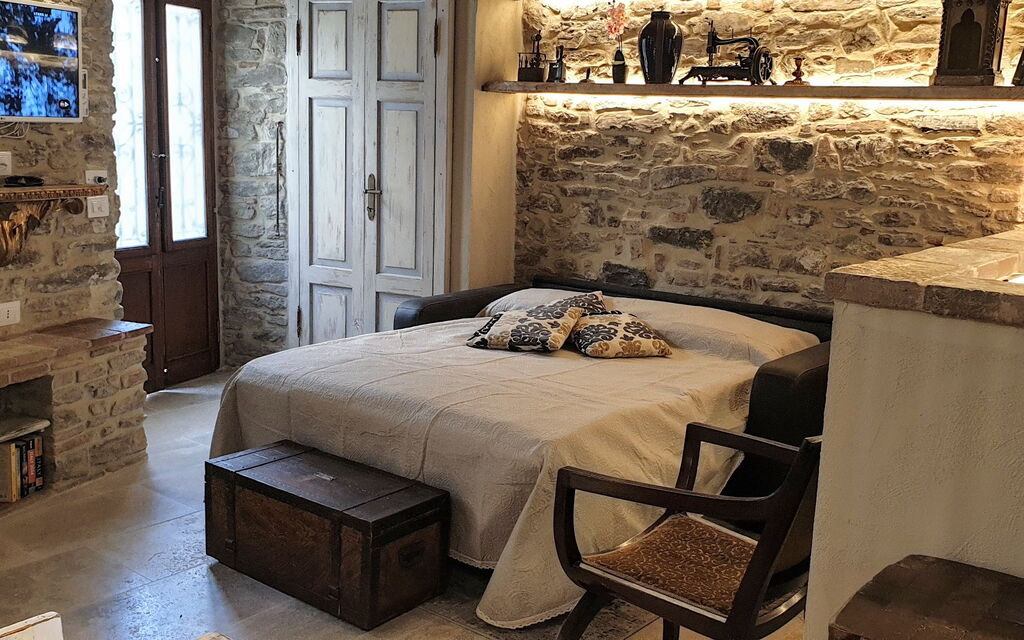 Casa San Valentino: Double bedroom