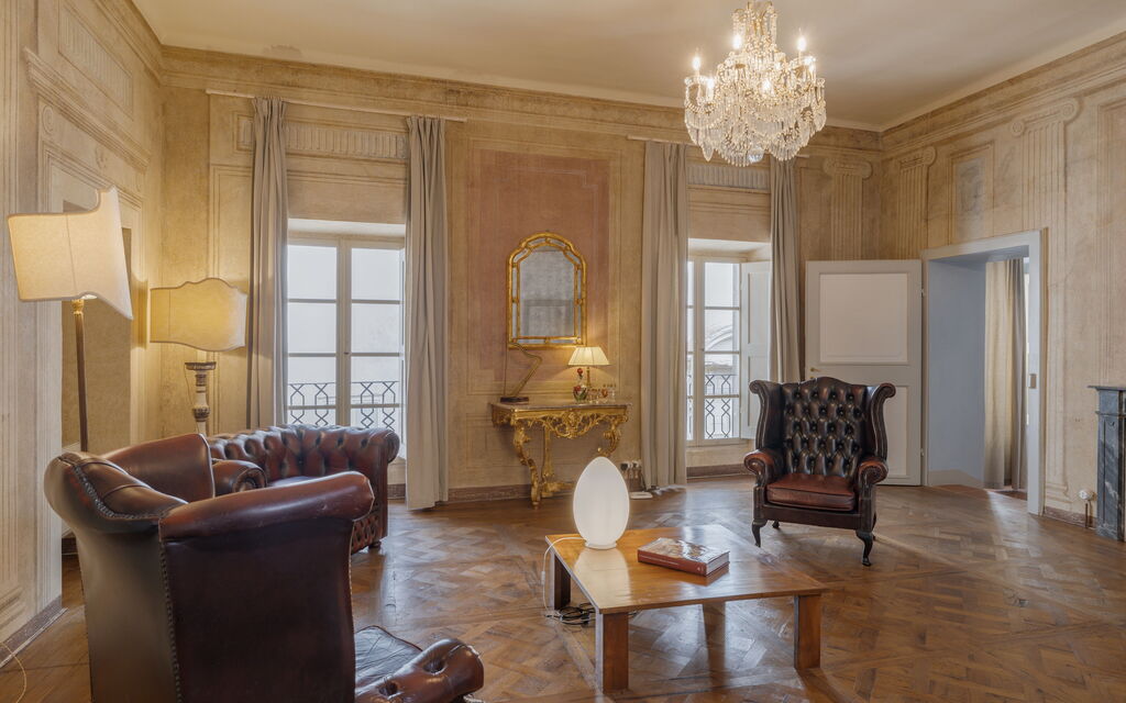 Appartamento Reale: Living and dining room