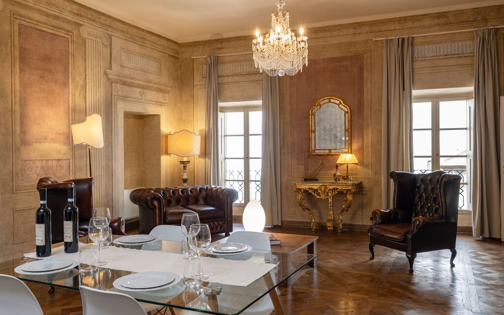 Appartamento Reale: Living and dining room