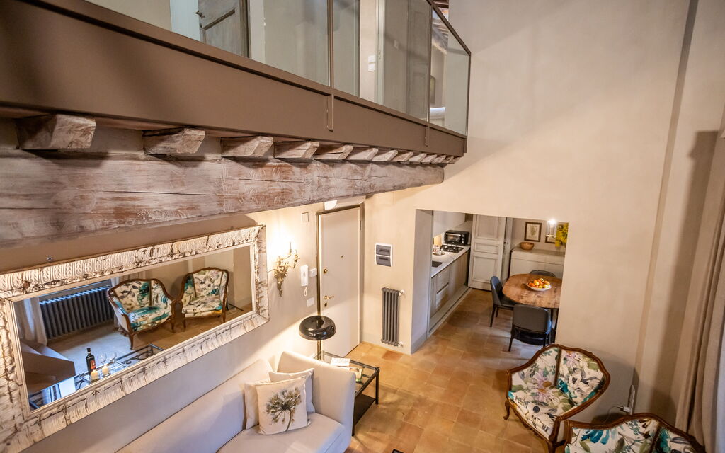 Stylish Apartment: Dining Room, Living Room, Room Detail