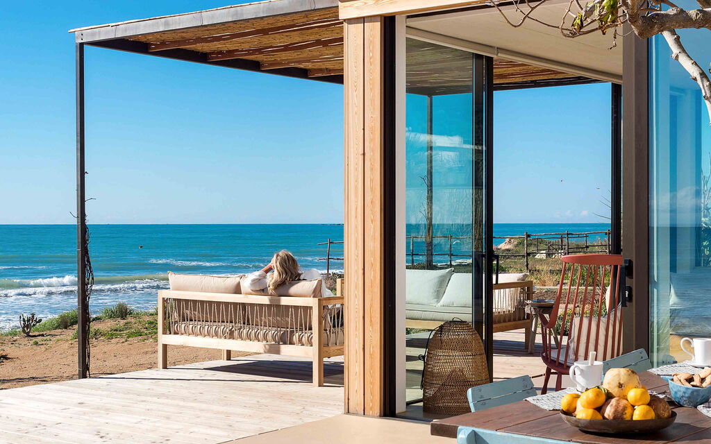 Sicilia 007 - Dimora Di Circe: Veranda with the view of the sea