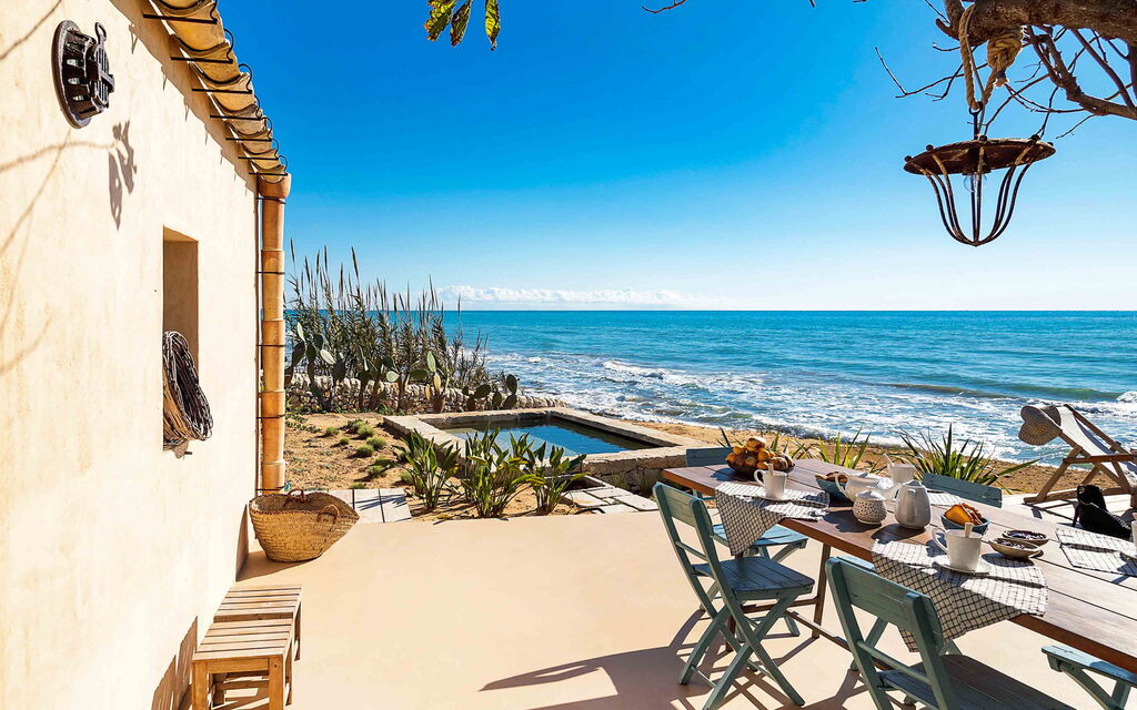 Sicilia 007 - Dimora Di Circe: Veranda with view of the sea