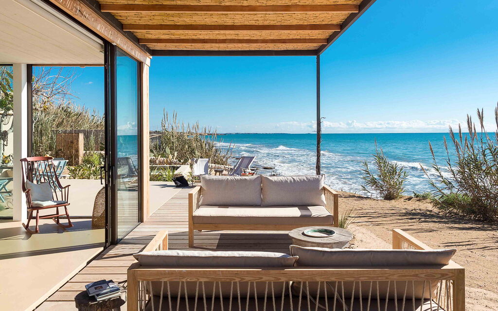 Sicilia 007 - Dimora Di Circe: Veranda with panoramic view of the sea