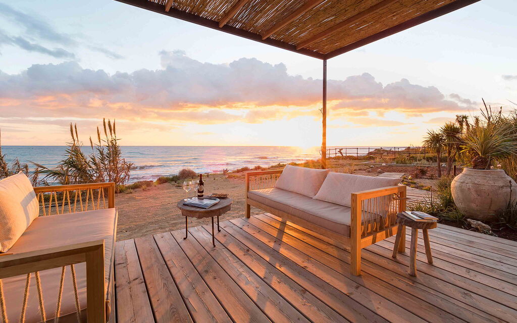 Sicilia 007 - Dimora Di Circe: Veranda with panoramic view of the sea