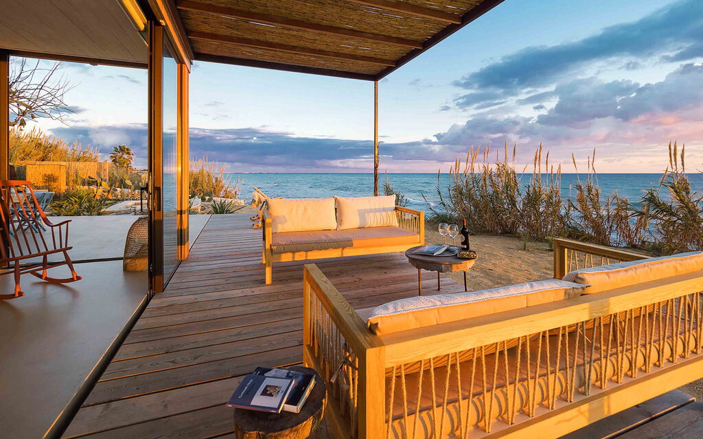 Sicilia 007 - Dimora Di Circe: Veranda with panoramic view of the sea