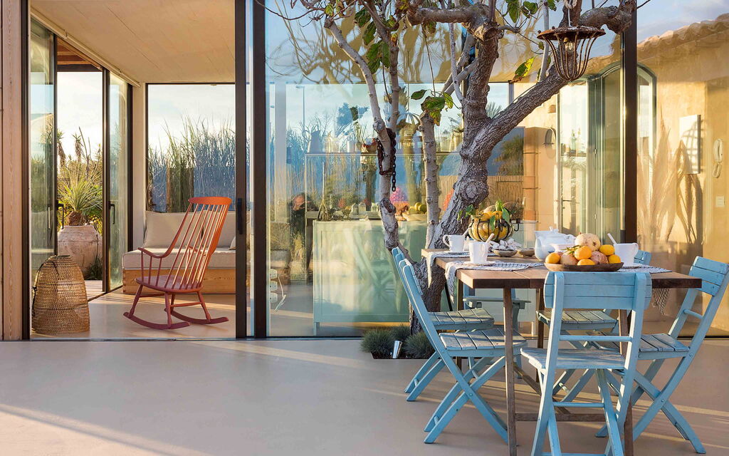 Sicilia 007 - Dimora Di Circe: Veranda and view of the living room