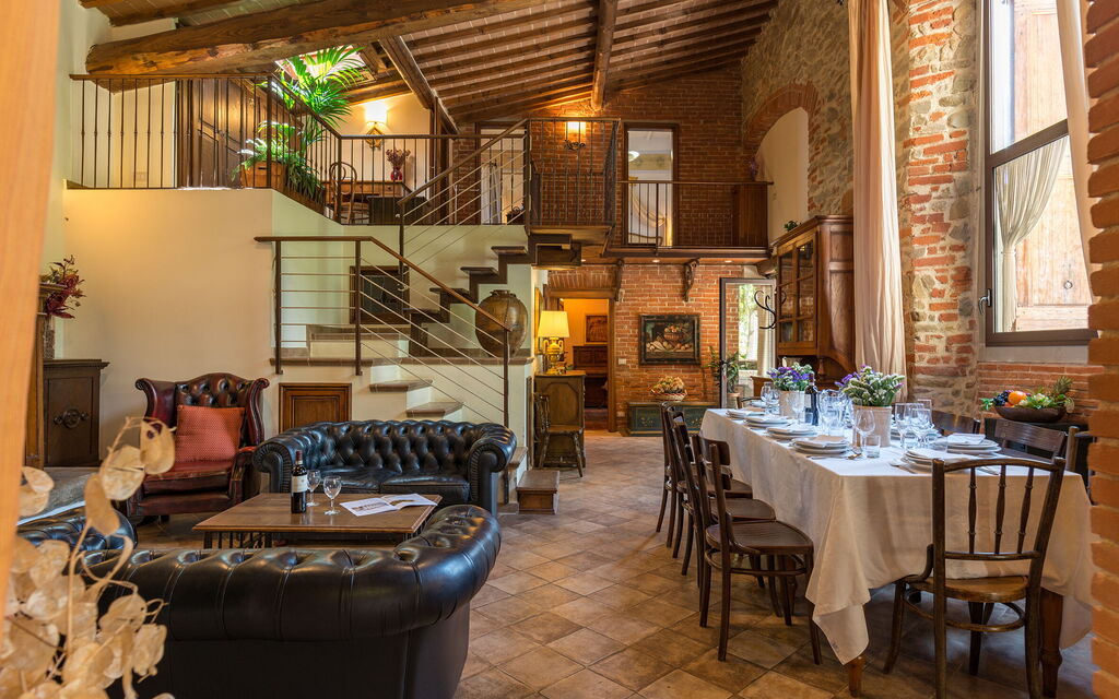 Antica Villa Della Lana: Living room and dining room