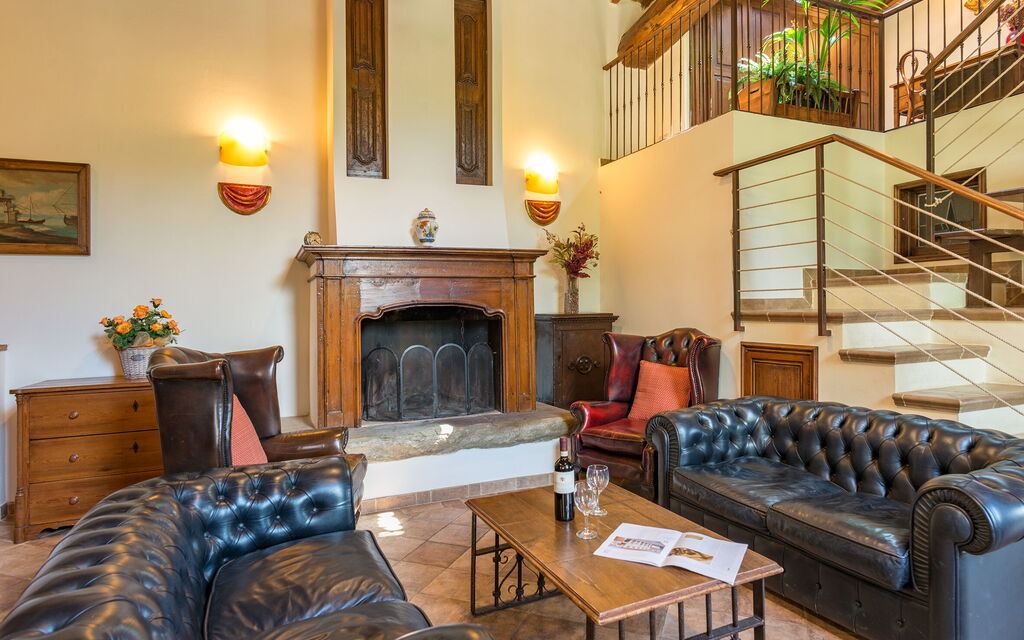 Antica Villa Della Lana: Living room and dining room