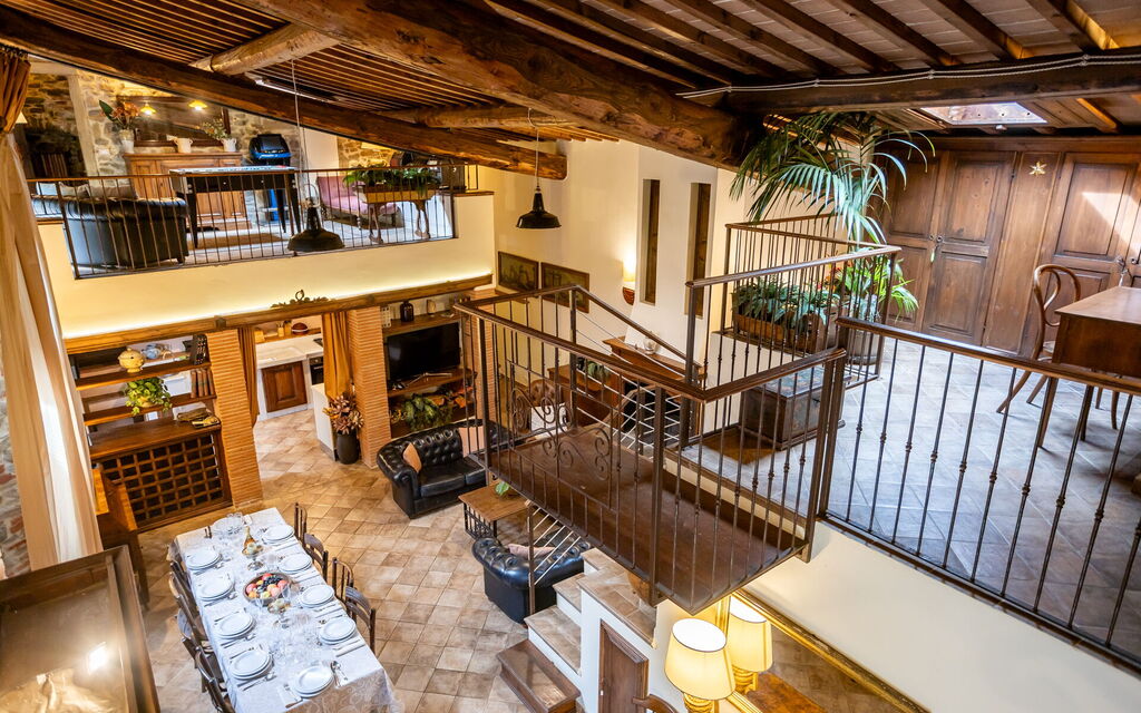 Antica Villa Della Lana: Living room and dining room