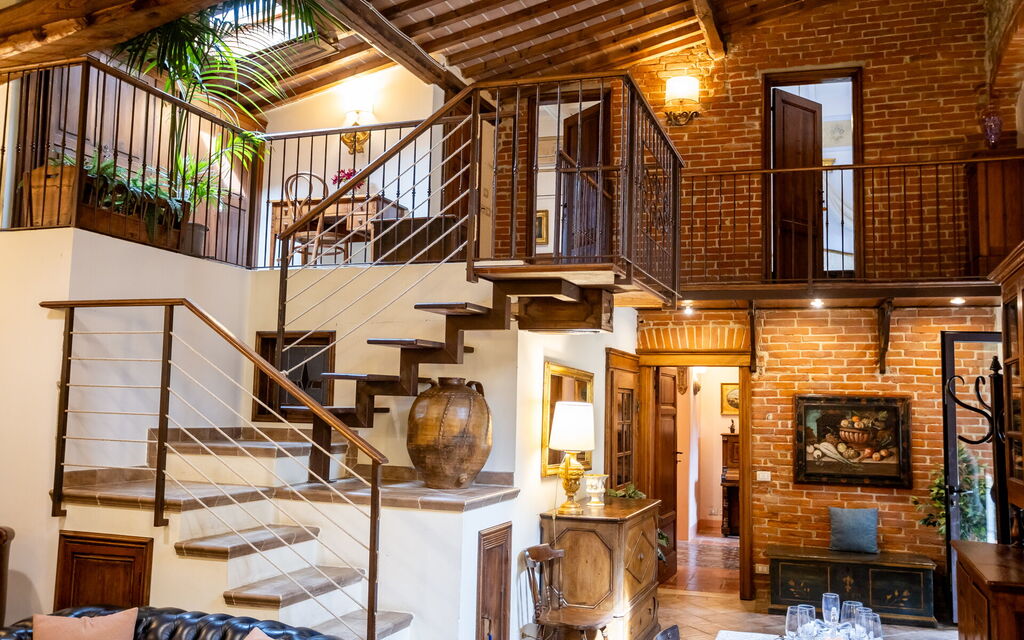 Antica Villa Della Lana: Living room and dining room