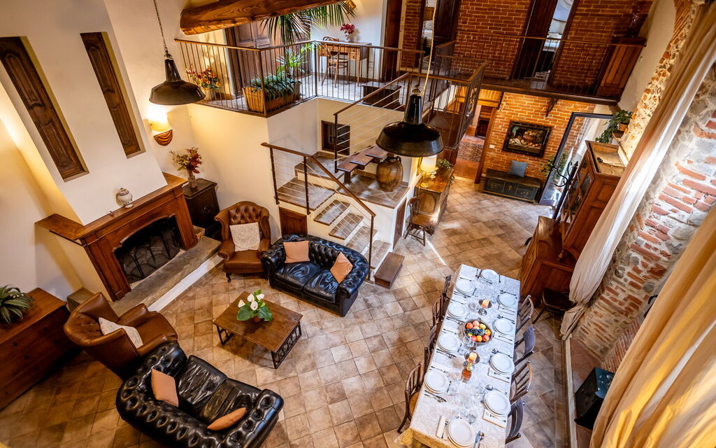 Antica Villa Della Lana: Living room and dining room