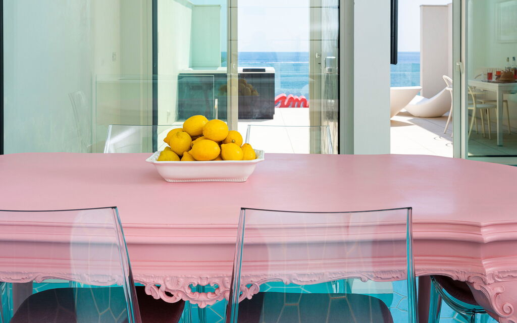 Sicilia 029 - Peppina Terrace: Living room