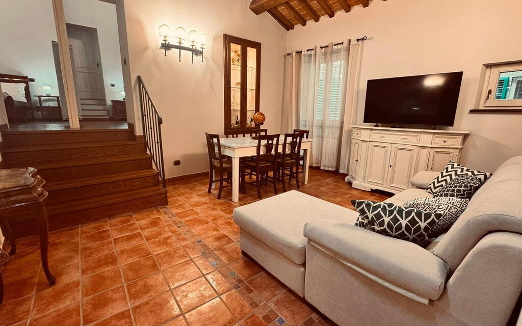 Casa Castelli: Esszimmer, Wohnzimmer