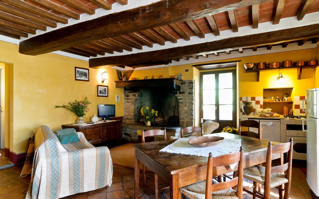 Villa Oleandro: Living room, dining room and kitchen