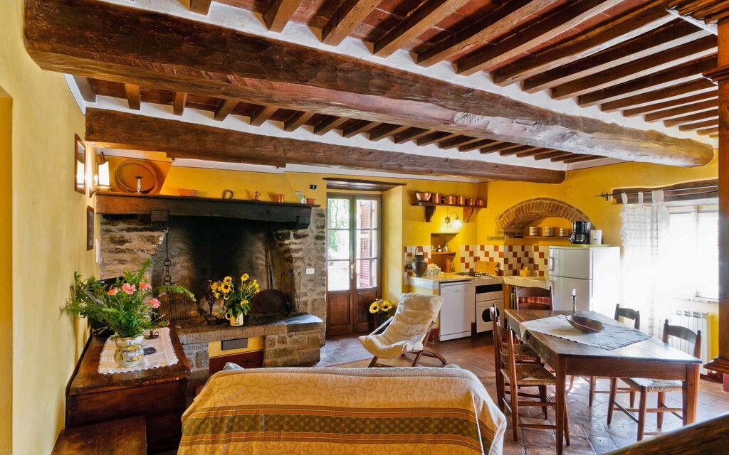 Villa Oleandro: Living room, dining room and kitchen