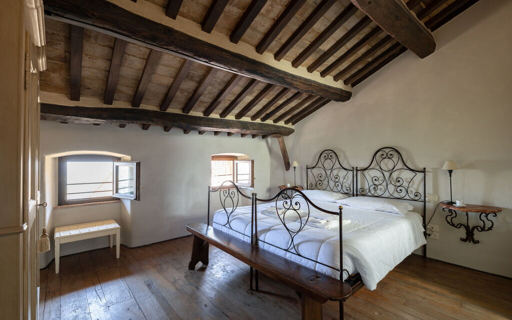 Terrazza Cortonese: Double bedroom