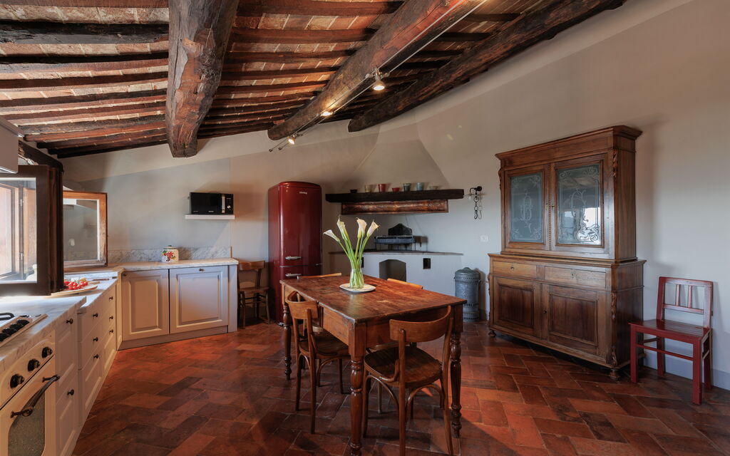 Terrazza Cortonese: Kitchen and dining room