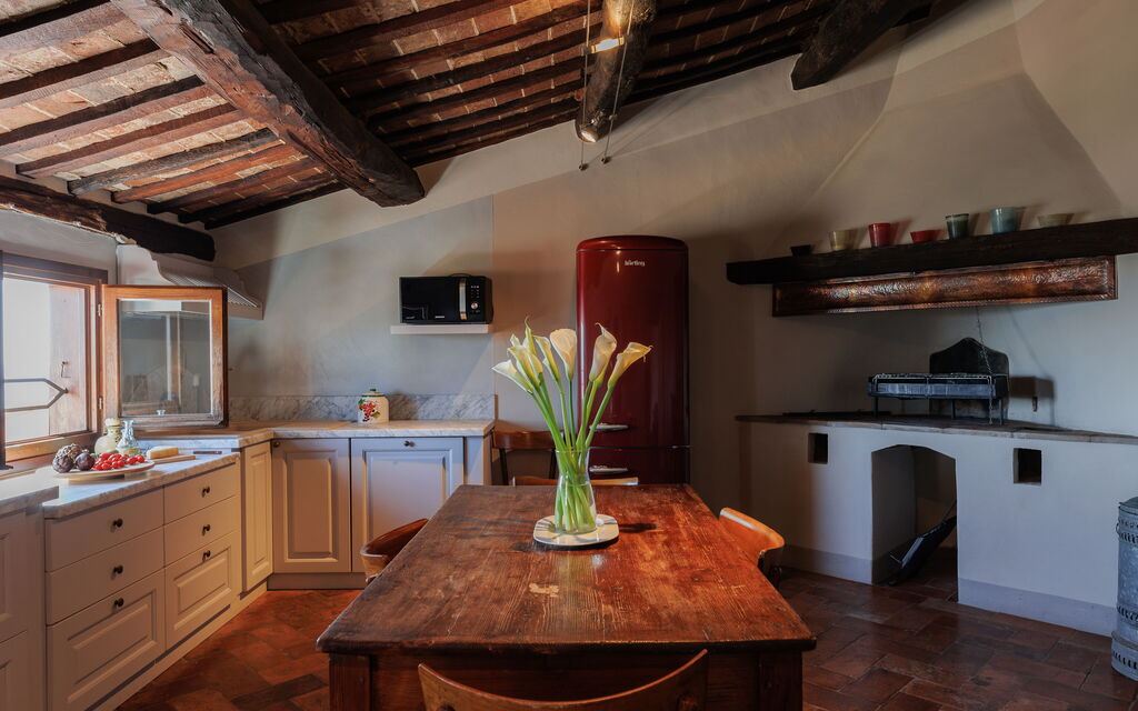 Terrazza Cortonese: Kitchen and dining room
