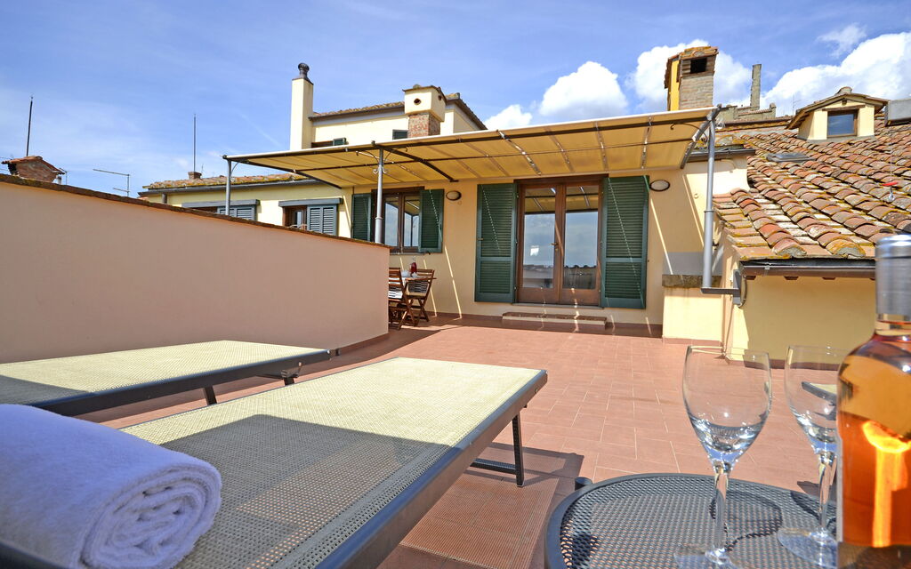 Terrazza Cortonese: Terrace and panoramic view