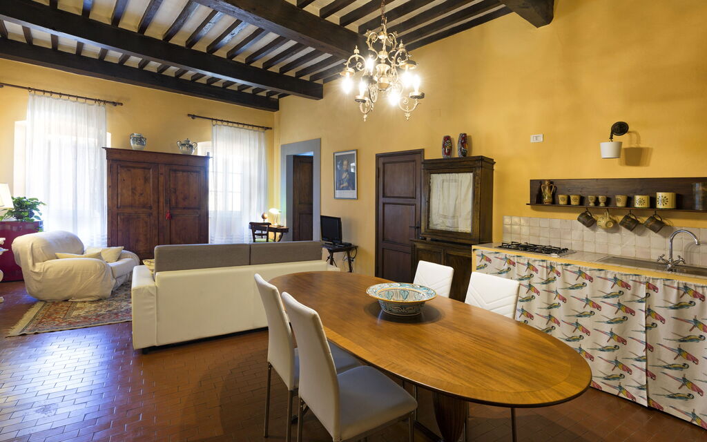 Appartamento Loggetta: Living room, dining room and kitchen